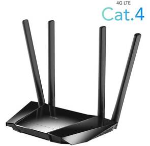 Роутер беспроводной Cudy LT400 N300 10 / 100BASE-TX / 4G cat.4 черный