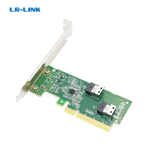 Адаптер для SSD /  PCIe x8 to Two SlimSAS SFF-8654 4i Adapter