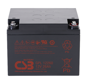 CSB Аккумуляторная батарея для ИБП  (10-12 лет)  (12V / 26Ah)