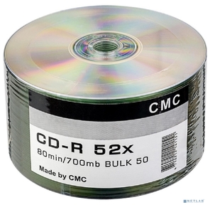 Диск CD-R CMC 700 Mb,  52x,  Bulk  (50),   (50 / 600)