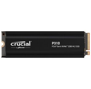 Твердотельный накопитель SSD Crucial P310 1TB PCIe Gen4 NVMe 2280 M.2 SSD with heatsink CT1000P310SSD5