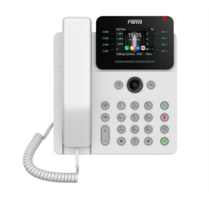Fanvil V62G White Enterprise Phone6-Party Local ConferenceHD voice             6 SIP lines2.8 Inch color screenOpus+IPV6 .15 DSS Key  PSU
