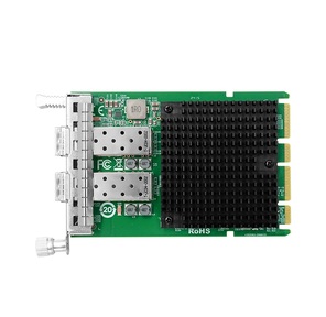 Сетевая карта /  Intel® Ethernet Converged Network Adapter XXV710-DA2,  Dual SFP28 Ports,  25 GBit / s,  PCI-E x8  (v3),  VMDq,  PCI-SIG* SR-IOV Capable,  iSCSI,  NFS