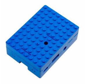Корпус RA184 blue для микрокомпьютера Raspberry Pi 3 ACD Blue ABS Plastic Building Block case for Raspberry Pi 3