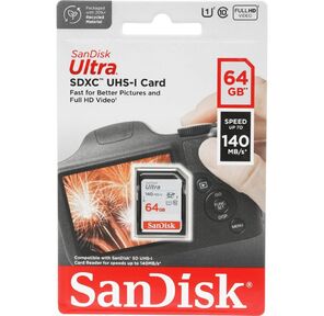 Карта памяти SDXC 64GB UHS-I SDSDUNB-064G-GN6IN SANDISK