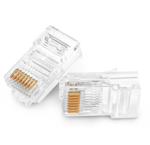 Вилка RJ-45  (коннектор) 8p8c,  кат. 5  (упаковка 100 шт)   (PR8850)
