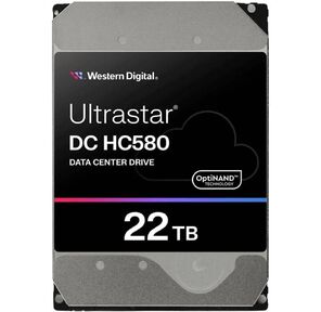 Жесткий диск серверный Western Digital 3.5" 24TB WD Ultrastar DC HC580 WUH722422ALE6L4 SATA 6Gb / s,  7200rpm,  512MB,  512e / 4Kn