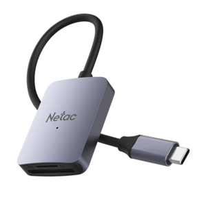 Кардридер  Netac Flash card reader WK12,  USB3.0 Type-C to mSD / SD  (repl. NT09WK12-30GR)