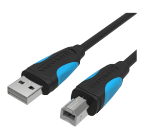 Кабель Vention USB 2.0 AM / BM  - 1, 5м. Черный