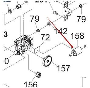 Двигатель 24В,  302LC94190 PARTS CONV RELEASE MOTOR ASSY SP
