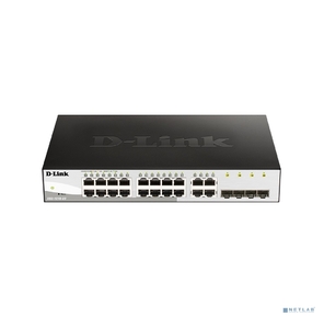 D-Link DGS-1210-20 / F2A Настраиваемый коммутатор WebSmart с 16 портами 10 / 100 / 1000Base-T и 4 комбо-портами 100 / 1000Base-T / SFP