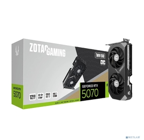 Видеокарта Zotac PCI-E 4.0 RTX 5070 TWIN EDGE OC NVIDIA GeForce RTX 5070 12Gb 192bit GDDR7 2542 / 28000 HDMIx1 DPx3 HDCP Ret