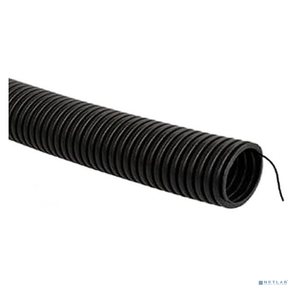 Rexant  (28-0016-3) Труба гофрированная ПНД 16 с зондом  100м  ЧЕРНАЯ REXANT  (100шт)