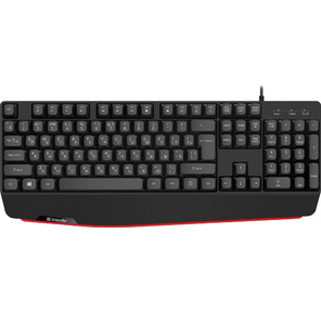 Defender Проводная клавиатура Atom HB-546 RU, черный, 104+FN, 1.8м