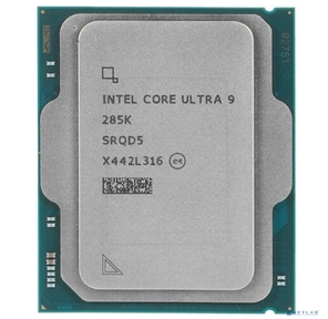 Intel Core Ultra 9-285K Arrow Lake,  C24 (16EC / 8PC) / T24,  3, 2 / 5, 7GHz,  GPU Intel Graphics,  L2 40Mb,  Cache 36Mb,  TDP 125 / 250W,  S1851