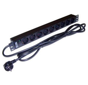 Управляемый блок распределения питания Lanmaster TWT-PDU19-16A9P-3.0 верт.размещ. 8xC13C13 базовые 10A C14
