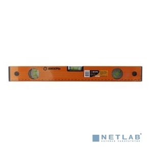 Вихрь [73 / 11 / 4 / 1] Уровень алюминиевый 400мм фрезерованный 3 глазка