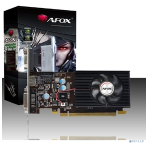 Видеокарта AFOX NVIDIA Geforce GT210 1GB DDR3 64Bit DVI HDMI VGA LP Single Fan
