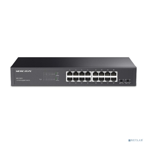 Mercusys MS116GS Коммутатор с 16 гигабитными портами для размещения на столе или в стойке