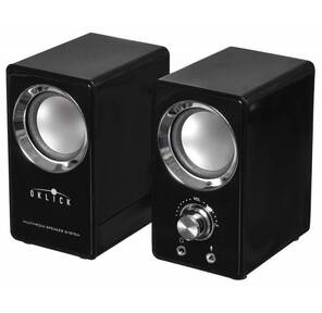 Колонки Oklick OK-116 2.0 черный 6Вт портативные