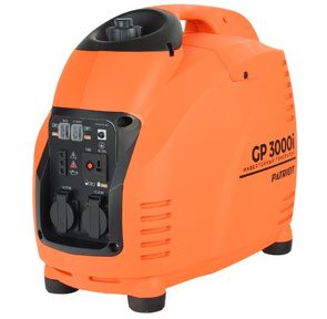 Генератор инверторный PATRIOT 3000il [474101046] {Двигатель 4т,  АИ-92,  149сс,  мощность рабочая / максимальная -3, 0 / 3, 5 кВт,  объём бака - 5, 7 л,  2 розетки Euro 16A,  вес 31, 5 кг}