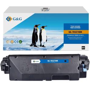 G&G toner-cartridge for Kyocera ECOSYS P6230cdn / M6230cidn / M6630cidn 8000 pages GG-TK5270BK  with chip гарантия 36 мес.