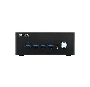 Мини ПК Shuttle NT10H,  Intel Ultra5 125H,  2 x DDR5 SODIMM,  no SSD,  120w PSU,  VESA