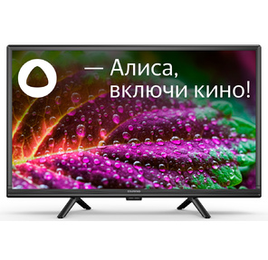 Телевизор LED Starwind 24" SW-LED24SG304 Яндекс.ТВ Slim Design черный / черный HD 60Hz DVB-T DVB-T2 DVB-C DVB-S DVB-S2 USB WiFi Smart TV