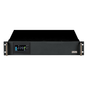 Powercom King Pro RM KIN-1200AP,  LCD,  1200VA / 960W,  SNMP Slot,  black