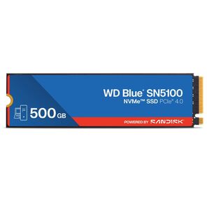 Твердотельный диск 500GB WD Blue SN5100,  NVMe,  M.2 2280,  PCI-E 4x4 [R / W - 6600 / 5600 MB / s]