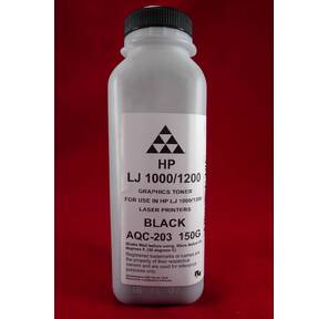 Тонер HP LJ 1200 / 1300 / 1000W  (фл.150г.)  (AQC-США фас России)