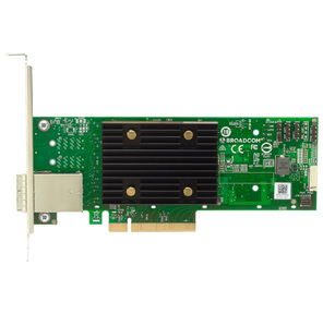 Broadcom SAS 9500-8e SGL  (05-50075-01) PCIe Gen4 x8 LP,  Tri-Mode SAS / SATA / NVMe 12G HBA,  8port (2*ext SFF8644)