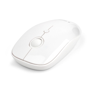 Мышь беспров. Gembird MUSW-385,  2.4ГГц,  2 кнопки + колесо кнопка, 1000DPI белый глянец