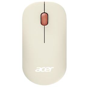 Мышь Acer OMR200 бежевый оптическая  (1200dpi) беспроводная USB для ноутбука  (2but)