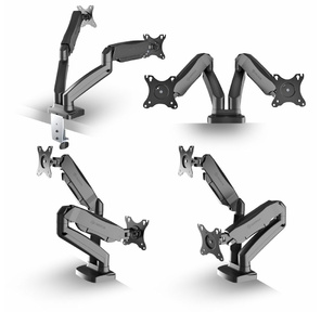 Кронштейн для мониторов Onkron G160 белый 13"-27" макс.13кг настольный поворот и наклон верт.перемещ.