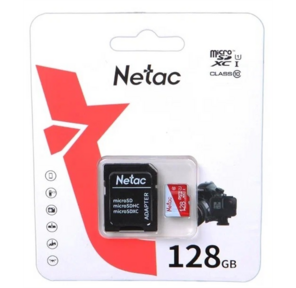 Флеш карта microSDXC 128Gb Netac  (NT02P500ECO-128G-R) NT02P500ECO-128G-R