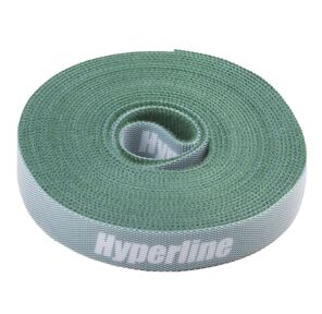 Hyperline WASNR-5x16-GN Лента  (липучка) в рулоне,  ширина 16 мм,  длина 5 м,  зеленая