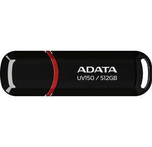 Флеш накопитель 512GB A-DATA UV150,  USB 3.2,  Черный