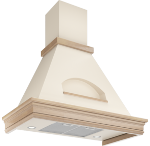 GOOD,  Кухонная вытяжка ELIKOR Бельведер Валенсия 90П-650-П3Д топ.молоко / дуб неокр