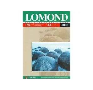 Фотобумага LOMOND Одностороняя Глянцевая 170 г / м2  A4 / 50л.