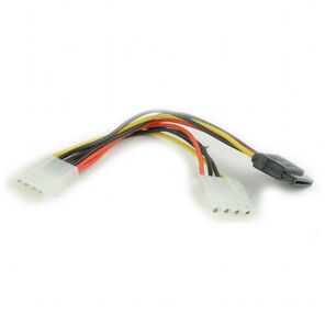 Кабель питания SATA Gembird / Cablexpert CC-SATA-PSY2,  15см,  molex 4pin / molex4pin+sata 15pin,  на 2 устр.