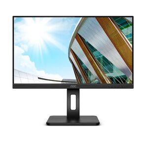 МОНИТОР 23.8" AOC 24P2Q Black с поворотом экрана  (IPS,  1920x1080,  75Hz,  4 ms,  178° / 178°,  250 cd / m,  50M:1,  +DVI,  +HDMI,  +DisplayPort 1.2,  +4xUSB 3.2,  +MM)