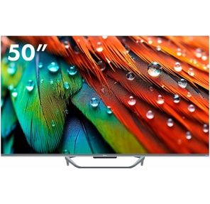 50" Телевизор HAIER Smart TV S4,  QLED,  4K Ultra HD,  серый,  СМАРТ ТВ,  Android TV[DH1VL5D04RU]