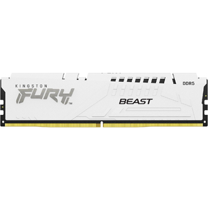 Модуль памяти DDR 5 DIMM 16Gb PC48000,  6000Mhz,  Kingston FURY Beast White EXPO CL30  (KF560C30BWE-16)