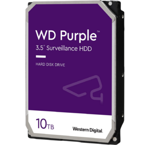 Жесткий диск WD Purple WD102PURZ 10ТБ 3, 5" 7200RPM 256MB  (SATA-III) DV&NVR с поддержкой аналитики данный  (AI)