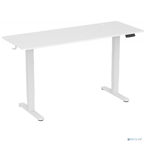Стол для компьютера Cactus CS-EDL-WWT столешница ДСП белый каркас белый