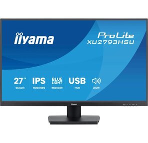 Монитор Iiyama 27" ProLite XU2793HSU-B7 черный IPS LED 1ms 16:9 HDMI M / M матовая 250cd 178гр / 178гр 1920x1080 100Hz DP FHD USB 3.8кг