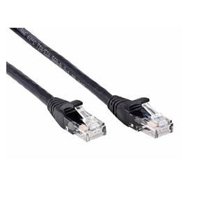 Патчкорд литой iOpen  (7 / 0.20) UTP кат.6 черный 1m <ANP612B-BK-1M>_1