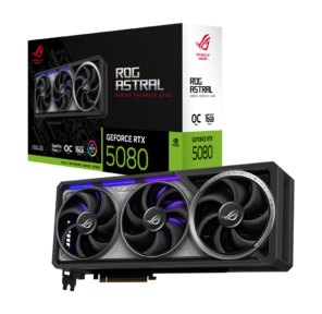 ASUS ROG-ASTRAL-RTX5080-O16G-GAMING /  /  / RTX5080, HDMI*2, DP*3, 16G, D7; 90YV0LV0-M0NA00