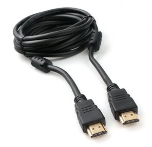 Кабель HDMI Cablexpert CCF2-HDMI4-10,  3м,  v2.0,  19M / 19M,  черный,  позол.разъемы,  экран,  2 ферр кольца,  пакет